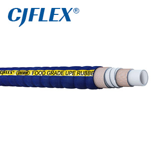 CJFLEX UHMW 食品级钢丝增强UPE耐化学品橡胶软管